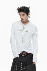 Cross Pin Henley Shirt
