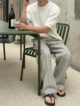 [Unisex] Summer boucle half knit(4color)