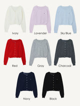 #AR Pendant Wool Raglan Knit Cardigan (8color)