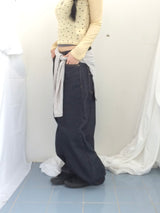 Mini dot ribbed t