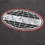 オーバル ロゴ ダメージ Tシャツ