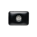 Daisy Slim Mini Transportation Card Wallet Black