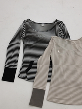 Angel Wing Stripe Long Sleeve