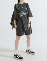 Pigment Wings Over-Fit T-shirt