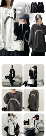 The Round Oversized Fit Long Sleeve Tee