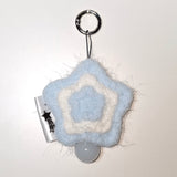 (made) marshmallow star light bulb keyring