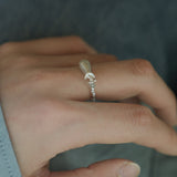 Light and You, silver ring