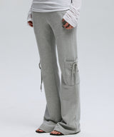 KNOT BOOTCUT SWEATPANTS_GY