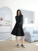 NEEDLEWORK LONG SLEEVE T (BLACK)