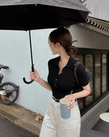 Liffey Collar Short-Sleeved Knitwear
