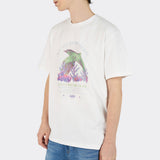 Riso Graphic Birphin Short Sleeve T-shirts (White)