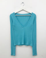 Kaya V-neck long sleeve (5color) 