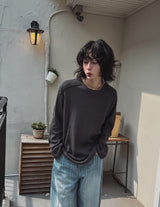 ソリンカットリベッドロングスリーブT