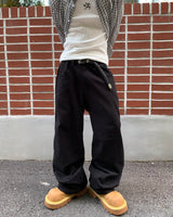 バックバックルワイドスラックス