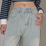 Tcoin pintuck wide cotton pants