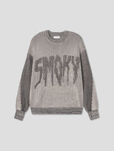 Smoky two-tone knit 3color