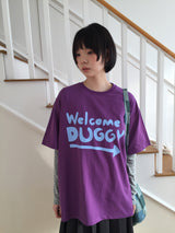 YWD WELCOME T-SHIRTS_PURPLE (1color)