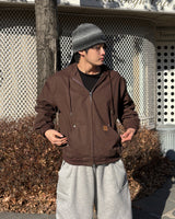 ワークリベットフードジップアップ