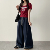 ローブレタリングスクエアネックショートスリーブTシャツ