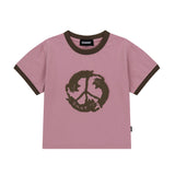 ユニコーンリンガークロップTシャツ_ホワイトパーフェクトピースリンガークロップTシャツ_ピンク