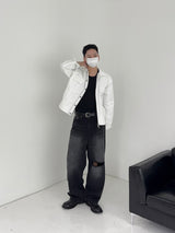 ED Evil Mix Trucker Snap Jacket (2C)