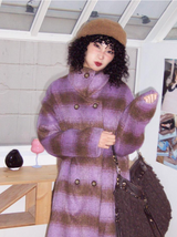 Versatile and classic wool tweed overcoat