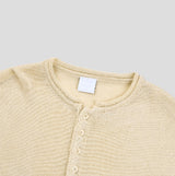 Aerin See-through Henley Neck Knit