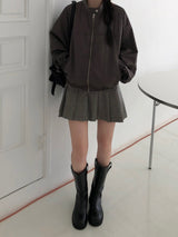 Billy Checkered Pleats Mini Skirt (one color)