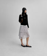 [MADE] Psyche Tencel Off-Shoulder Long Sleeve T-Shirt Tencel 70%