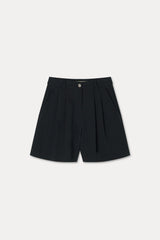 Cotton Twill Shorts_Black