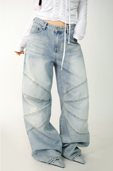 wing denim pants(2color)