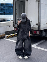 ダーツカーブデニムパンツ