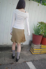 satin frill skirt (2c)