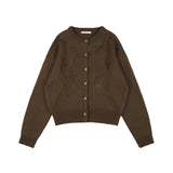 SWALE KNIT CARDIGAN (BROWN) F25ZA007