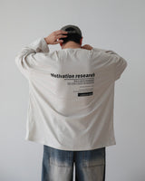 RESEARHヘビーサイズロングスリーブTシャツ