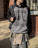 Swing Raglan Oversized Hoodie