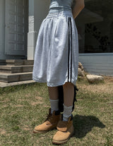 track wide Bermuda sweatpants