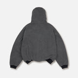 Legal Alien washed hoodie Jacket_Shadow Grey