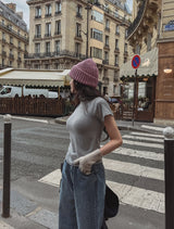 [U-BASIC] Say Angora Brushed Turtleneck S/S
