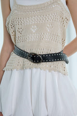 OVAL BUCKLE BELT