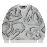 DESTROYED ECLIPSE HAIRY KNIT SWEATER