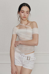 MARIA TOP light grey