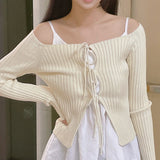 Something Ribbon Cardigan Knitwear