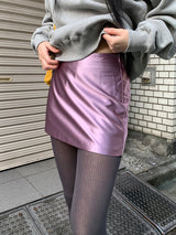 サテンパールミニスカート (3C)