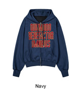 Ender Patch Crop Hood Zip-Up