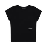 リバース・オブ・ヘブン クロップTシャツ (Black) F25QB135