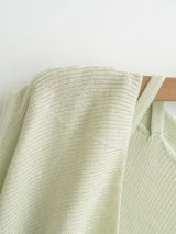 Arielle Drape Knit Set