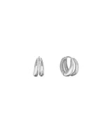 [925 silver] Deux.silver.122 / ラインピアス (シルバー)