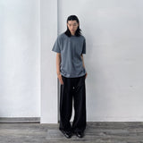 ミスト グレー ウォッシュド Tシャツ