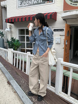 ベーシックワイドパンツ (5C)